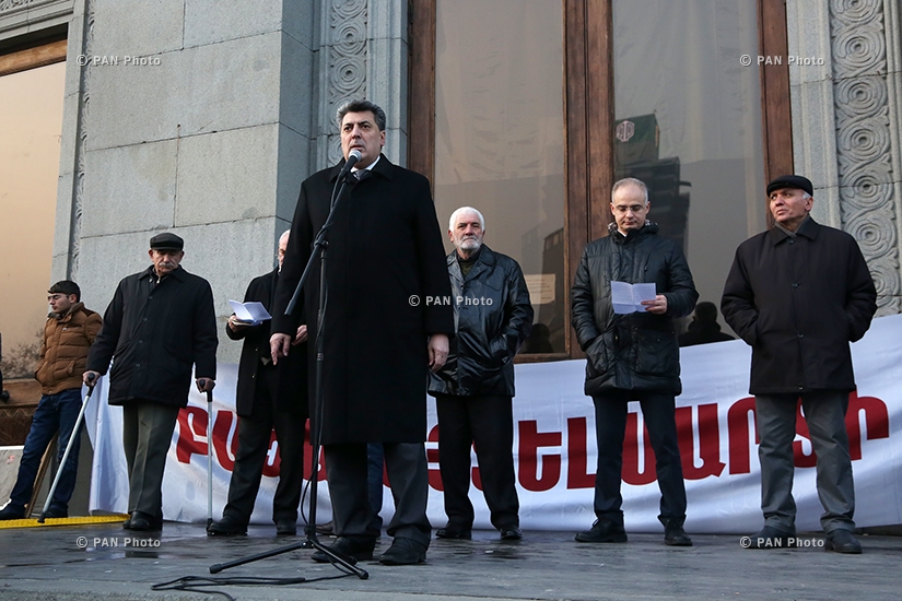 Митинг-шествие Армянского национального конгресса (АНК) и Народной партии Армении (НПА), посвященный памяти жертв 1 Марта 2008 года