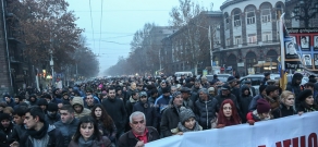 Митинг-шествие Армянского национального конгресса (АНК) и Народной партии Армении (НПА), посвященный памяти жертв 1 Марта 2008 года