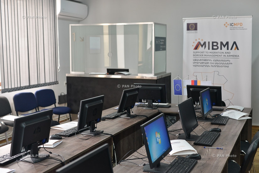 Opening of refurbished document security training room at the  Headquarters of the Border Troops of Armenia
