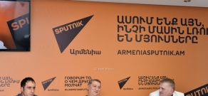 Press conference of Armenian record holders - violinist Nikolay Madoyan and athlete Artem Soloyan