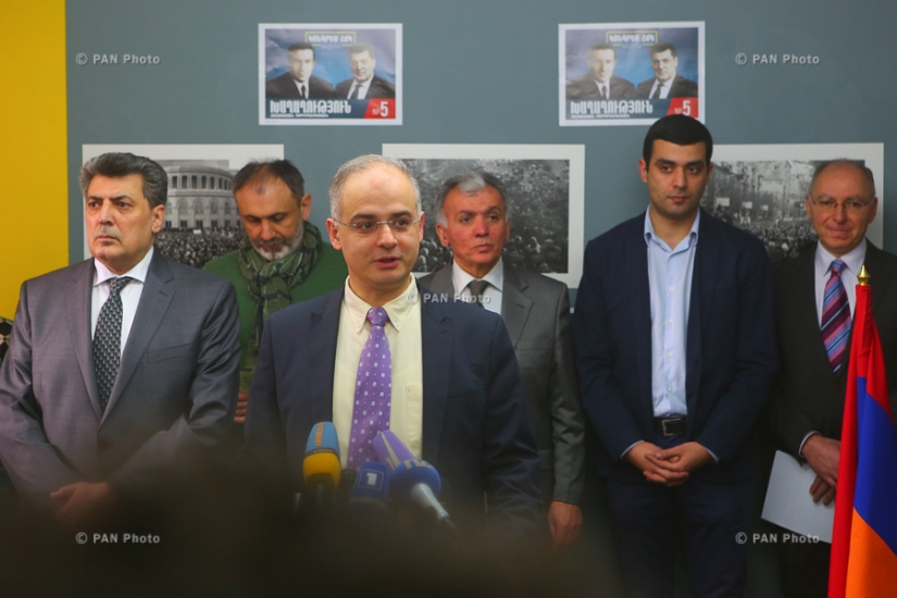 Armenian National Congress (ANC)-People's Party of Armenia alliance introduced its pre-election program
