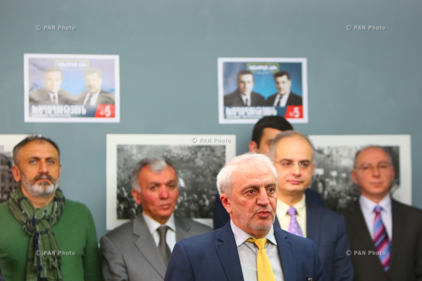 Альянс партии «Армянский национальный конгресс» (АНК) и Народной партии Армении (НПА) представил свою предвыборную программу