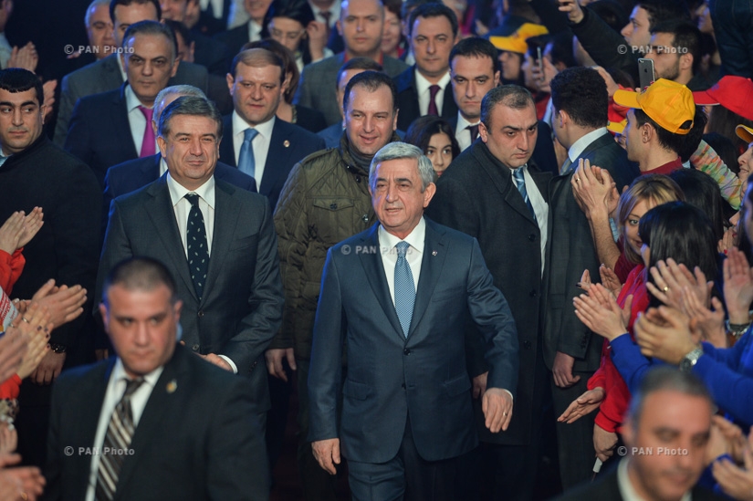  Armenia’s ruling Republican Party (RPA) kicked off its campaign