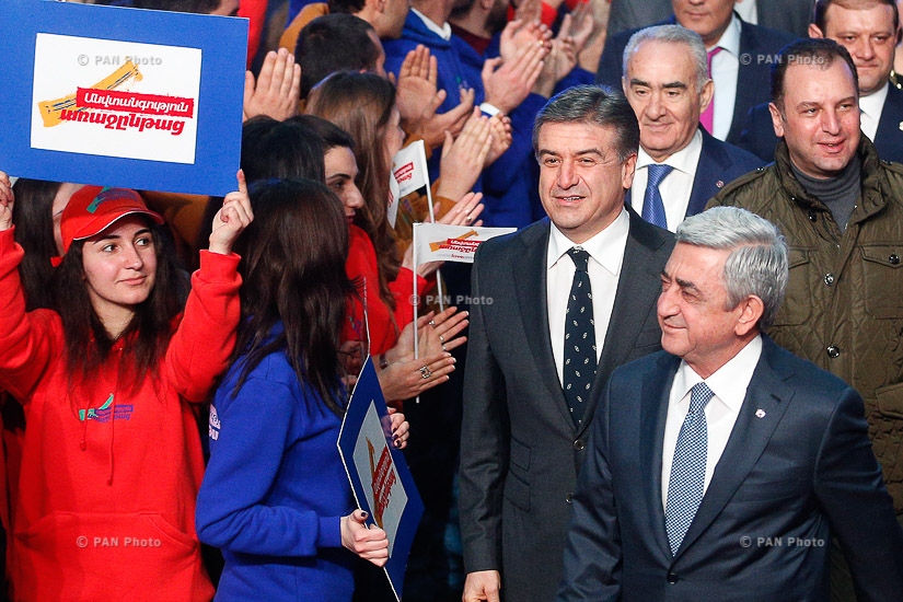 Стартовала предвыборная кампания Республиканской партии Армении