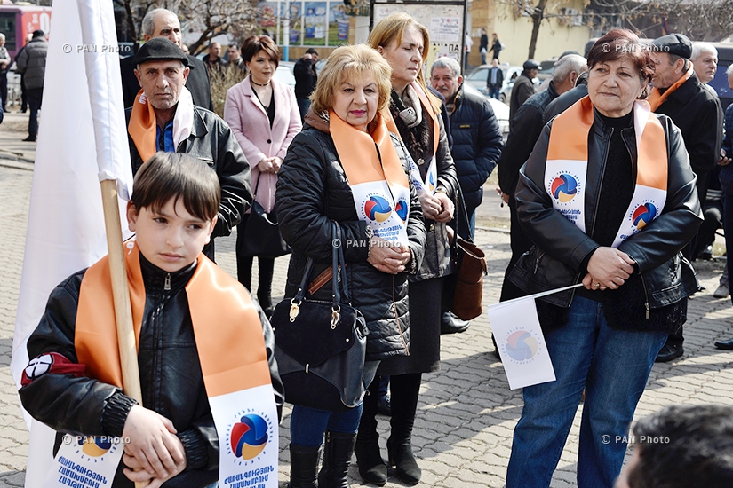 «Օհանյան–Րաֆֆի–Օսկանյան» դաշինքի նախընտրական հանդիպումները Երևանում
