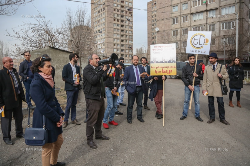 ԵԼՔ դաշինքի նախընտրական հանդիպումները Երևանում