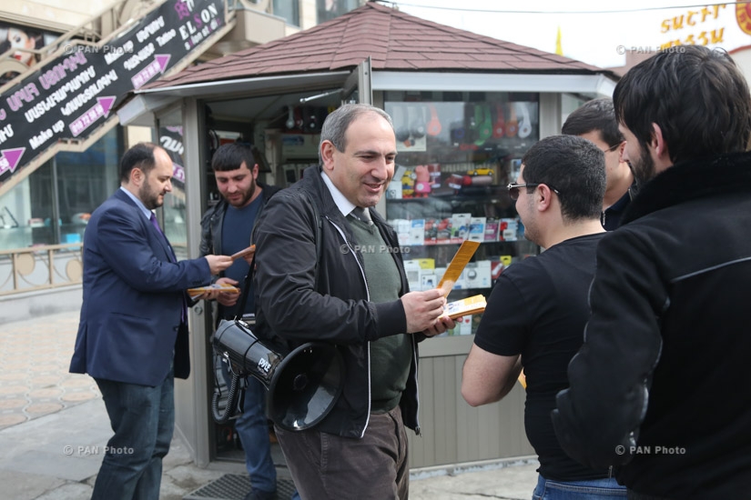 ԵԼՔ դաշինքի նախընտրական հանդիպումները Երևանում