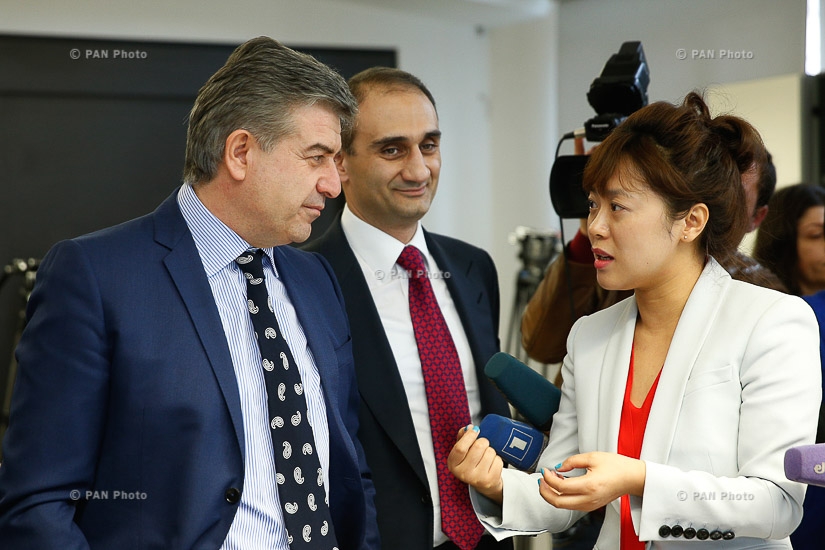 Armenian PM Karen Karapetyan attends opening of SRC monitoring center