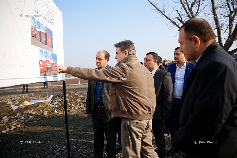 Armenian PM Karen Karapetyan's working visit to Armavir Province