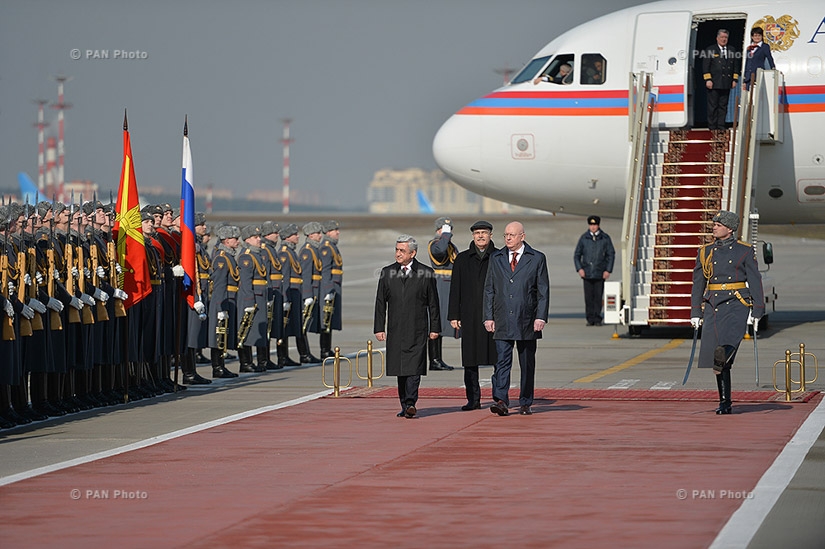 Armenian President Serzh Sargsyan's offical visit to Russia