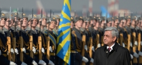 Президент Армении Серж Саргсян с официальным визитом прибыл в Россию