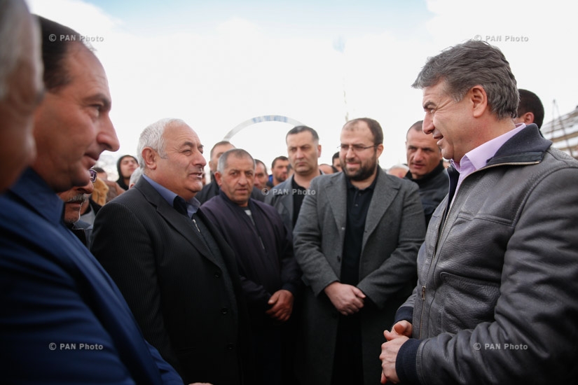 Armenian PM Karen Karapetyan's working visit to Vayots Dzor Province