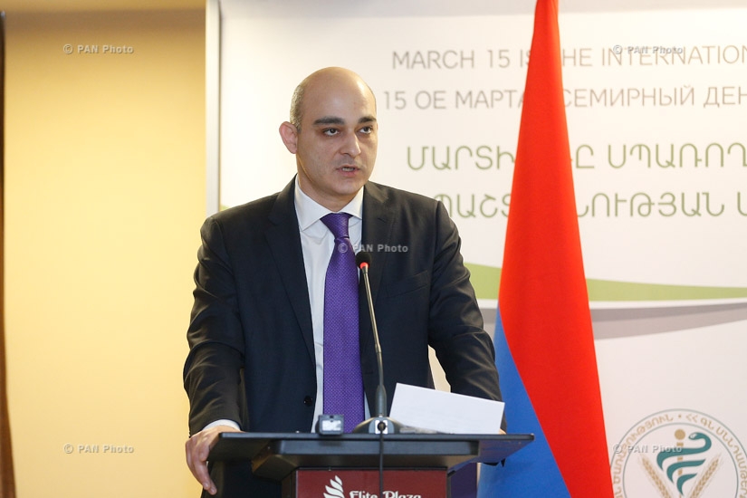 Премьер Армении Карен Карапетян принял участие в форуме “Безопасность пишевых продуктов–право потребителя