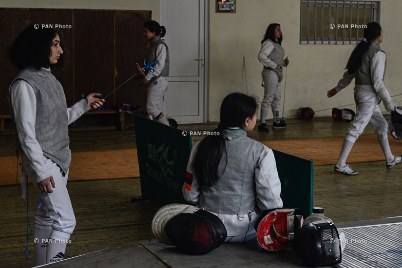 Youth Fencing Championship of Armenia: Final bouts