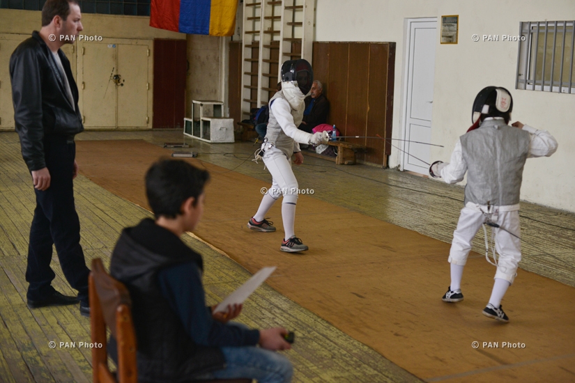 Youth Fencing Championship of Armenia: Final bouts