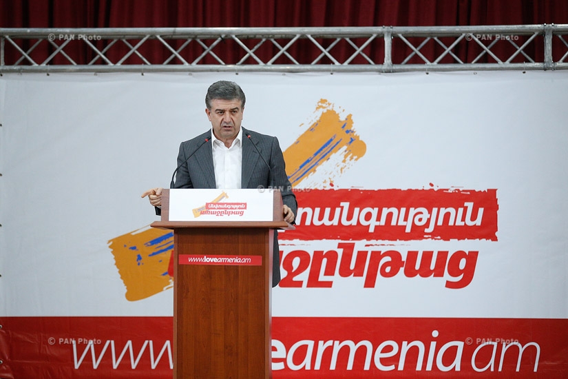 RPA campaign meetings in Yerevan's Avan district