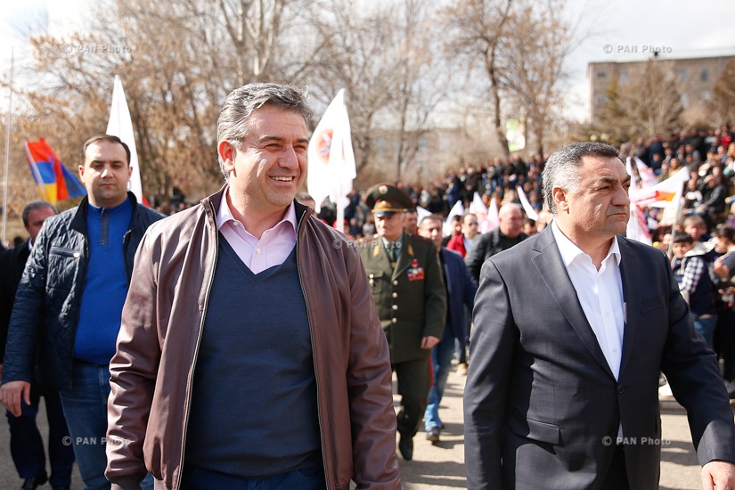 RPA campaign meetings in Vayots Dzor Province