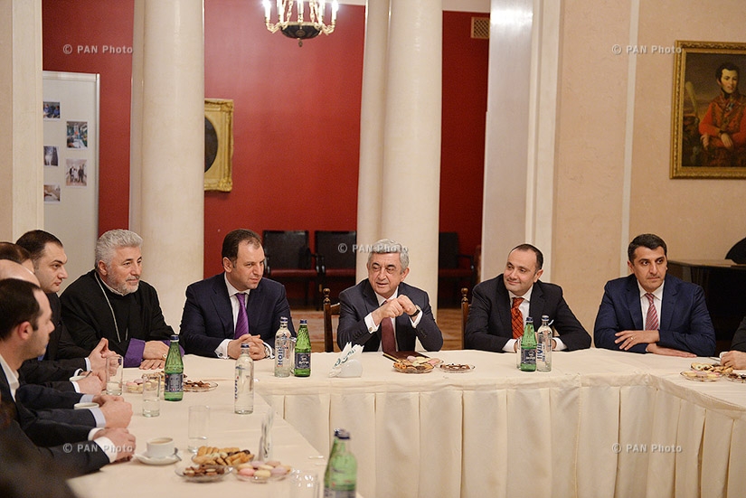 Մոսկվայում նախագահ Սերժ Սարգսյանը հանդիպել է մոսկվայաբնակ հայազգի բժիշկների և ուսանողների հետ
