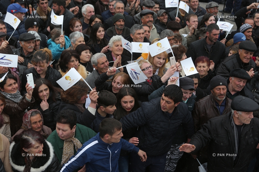 PPA campaign meetings in cities Artik and Gyumri