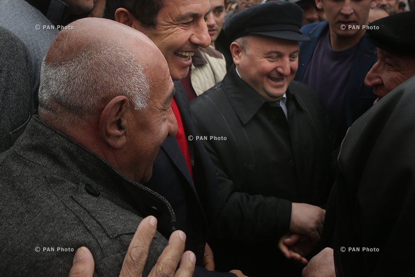 PPA campaign meetings in cities Artik and Gyumri