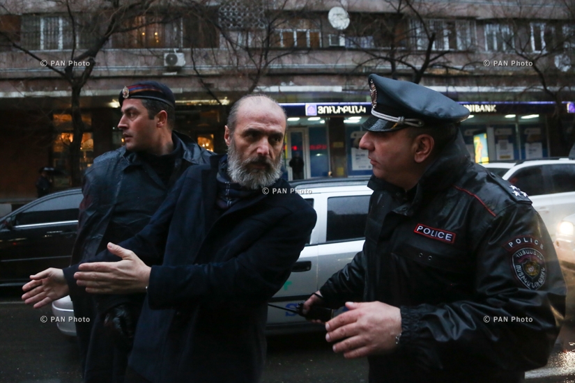 Protest march in memory of Artur Sargsyan who supplied food to the members of 'Sasna Tsrer' group
