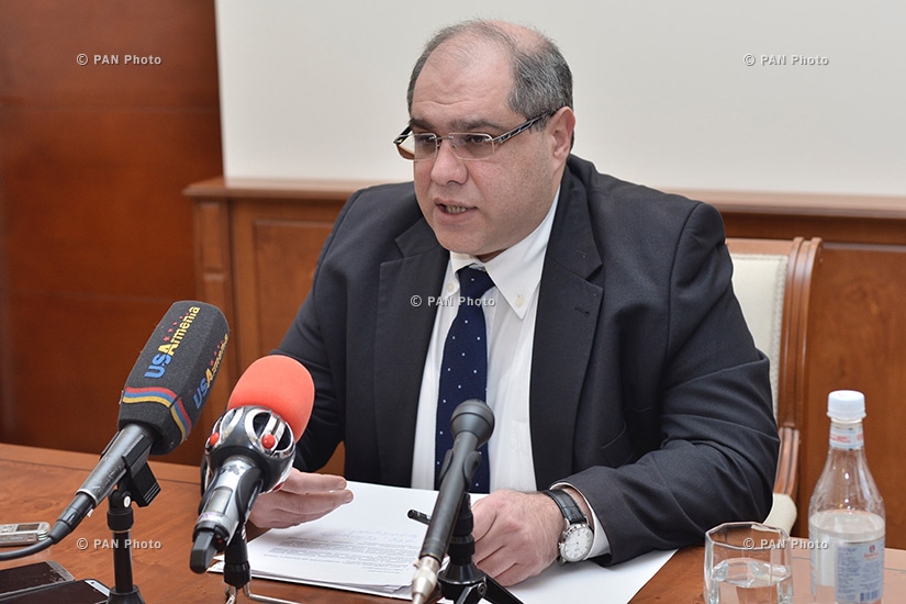 Пресс-конференция заместителя министра финансов Армении Карена Тамазяна
