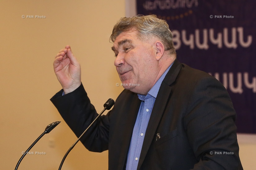 'Armenian Renaissance' party's campaign meeting in Yerevan