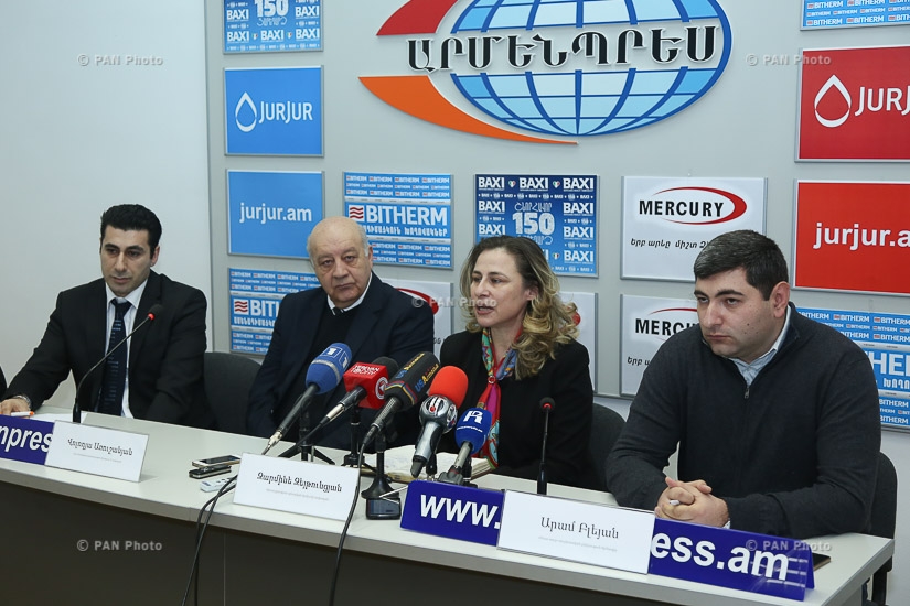 Press conference of Zaruhi Zeytuntsyan, Volodya Arushanyan, Aram Bleyan and Gevorg Orbelyan