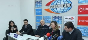 Пресс-конференция Заруи Зейтунцян, Володи Арушанян, Арама Блеяна и Геврока Орбеляна