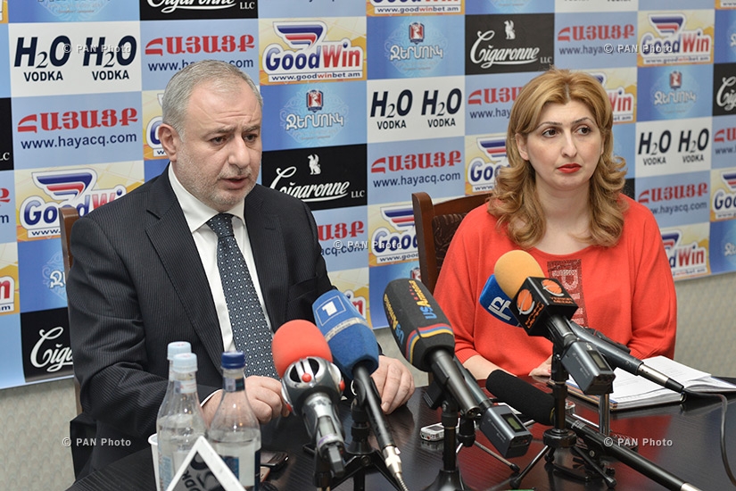 Пресс-конференция председателя правления партии АОД Арарата Зурабяна