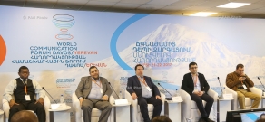 Стартовал двухдневный форум WCFDavos/Yerevan по теме From Crisis to Development - Powered by Communication («От кризиса к развитию–силой коммуникации»)