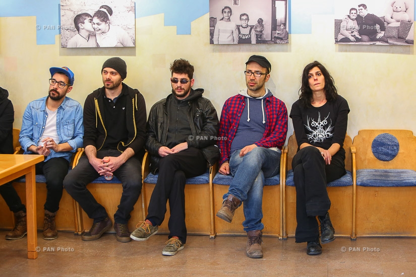 Press conference of organizers and musicians of Music Drive Rock Festival