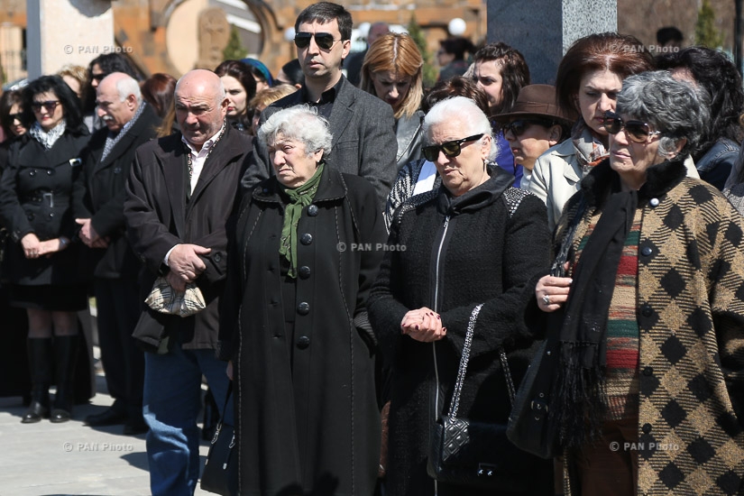 Церемония поминовения, посвященная памяти армянского тенора Гегама Григоряна