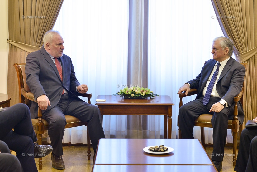 Armenian Minister of Foreign Affairs Edward Nalbandian receives OSCE Minsk Group Co-Chairs