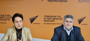 Пресс-конференция председателя НПО «Против правового произвола» Ларисы Алавердян и политолога Ара Папяна