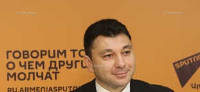 Пресс-конференция вице-спикера Национального Собрания Армении Эдуарда Шармазанова