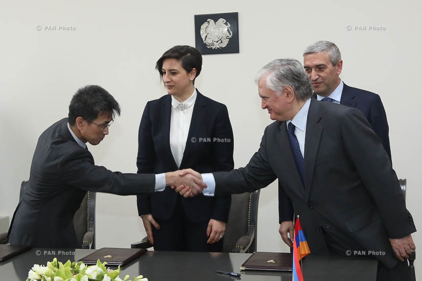 Подписание грантового соглашения между правительствами Армении и Японии 