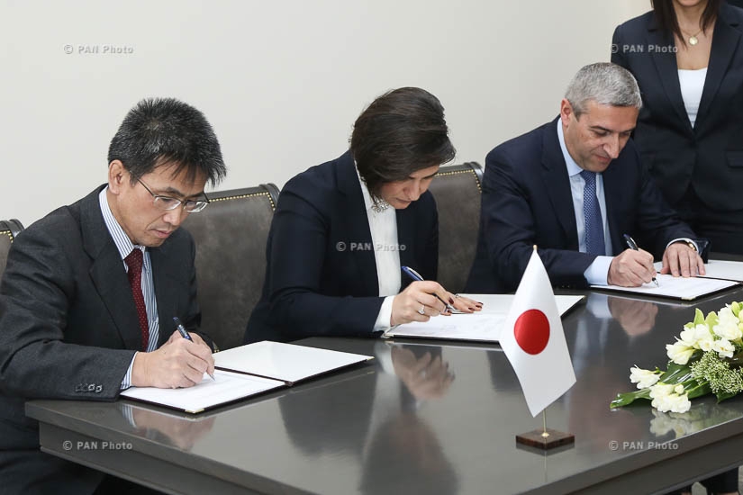 Подписание грантового соглашения между правительствами Армении и Японии 