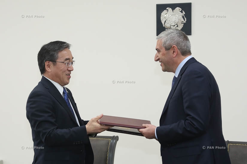 Հայաստանի և Ճապոնիայի կառավարությունների միջև դրամաշնորհի համաձայնագրի ստորագրում