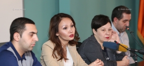 Press conference on Armenia's participation in Football for Friendship project