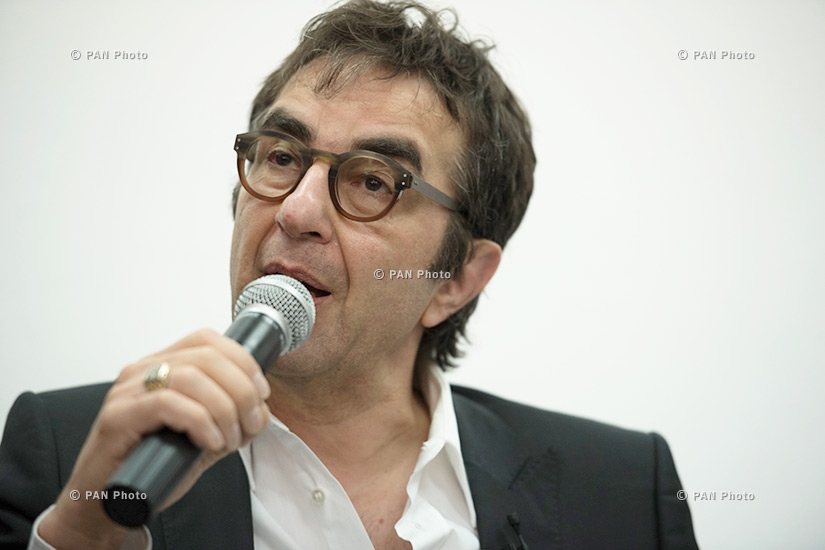 Press conference of Serj Tankian, Arsinee Khanjian, Atom Egoyan and Eric Nazarian on the topic “The Well-Known Diaspora Armenians at the Elections as Observers”