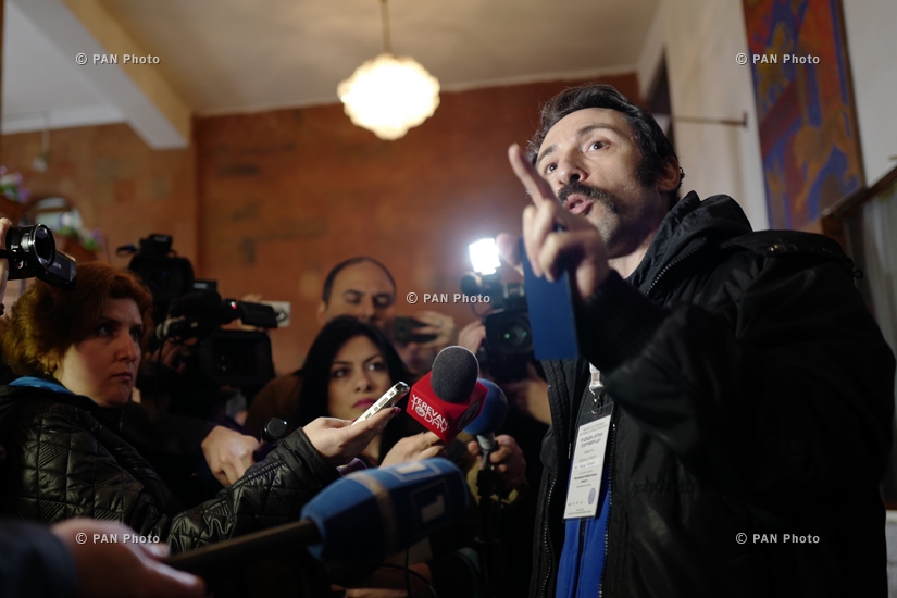Armenia parliamentary elections: Actor Hayk Marutyan cast a ballot