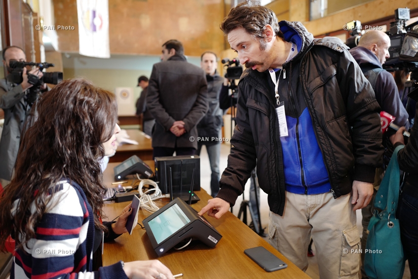 Armenia parliamentary elections: Actor Hayk Marutyan cast a ballot
