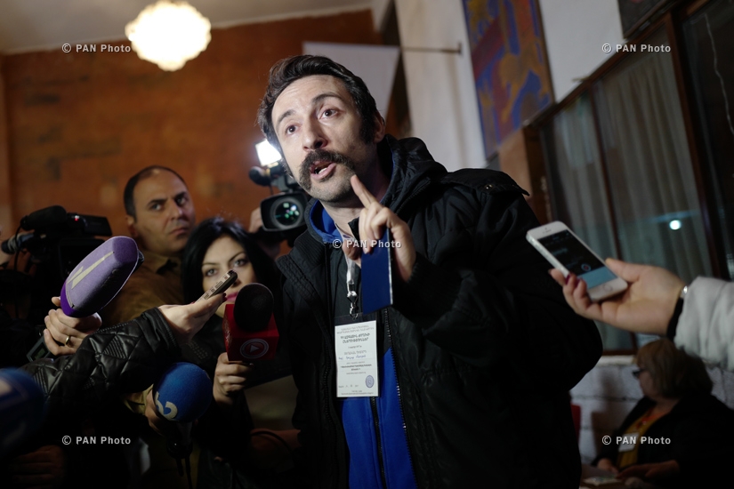 Armenia parliamentary elections: Actor Hayk Marutyan cast a ballot