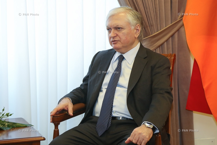 Министр иностранных дел Армении Эдвард Налбандян принял министра иностранных дел Грузии Михеила Джанелидзе