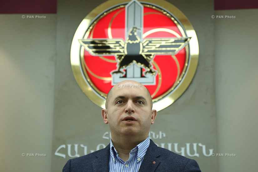 Press conference of RPA Vice President Armen Ashotyan