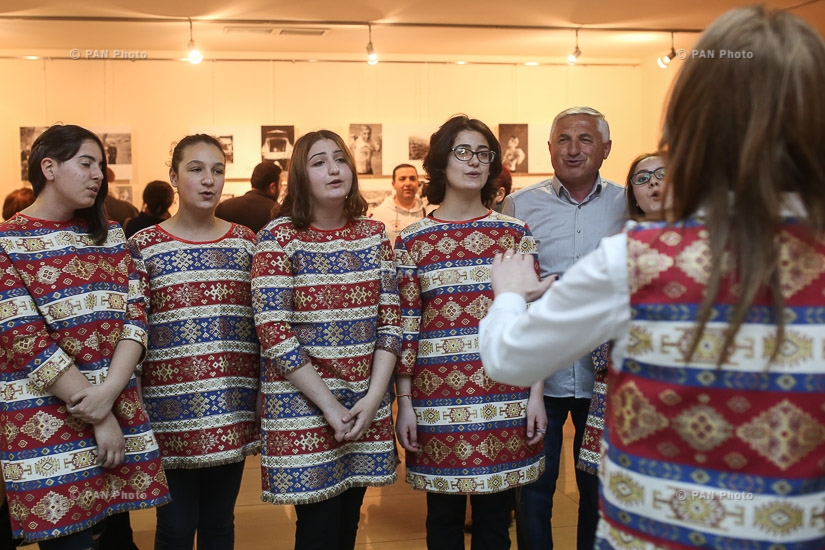 Opening of photographer Yuri Mechitov's exhibition entitled 'Georgia-Double Pages' 