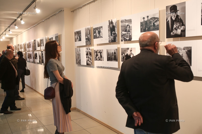 Opening of photographer Yuri Mechitov's exhibition entitled 'Georgia-Double Pages' 