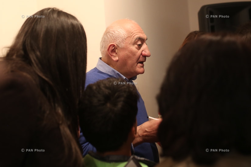 Opening of photographer Yuri Mechitov's exhibition entitled 'Georgia-Double Pages' 