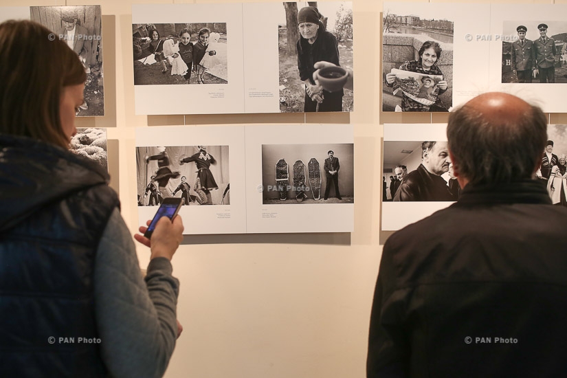 Opening of photographer Yuri Mechitov's exhibition entitled 'Georgia-Double Pages' 